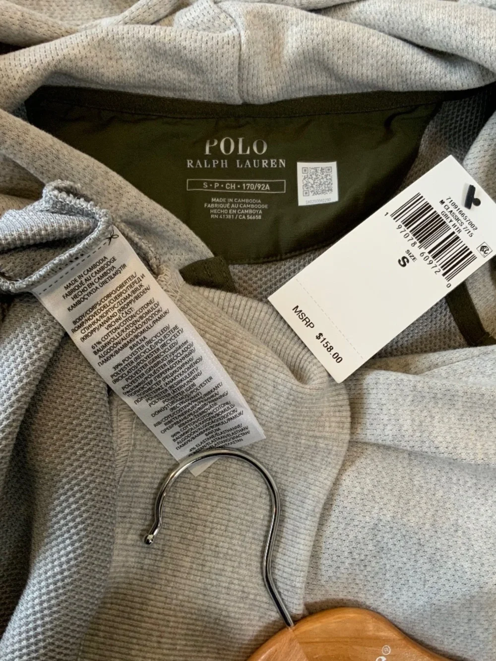 POLO Ralph Lauren Expedition Cotton Blend Terry Hoodie